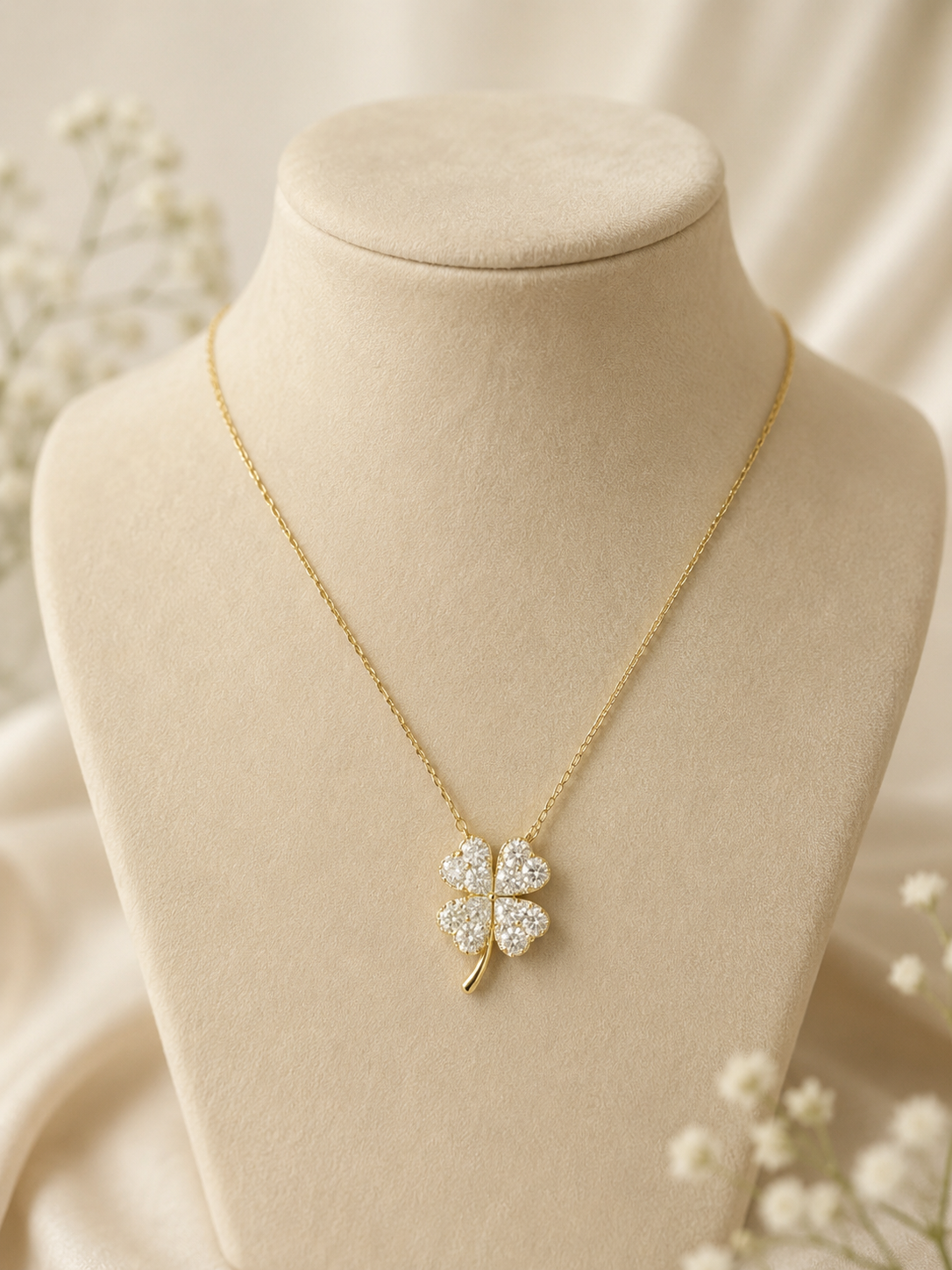 Lucky Luxe Clover Necklace