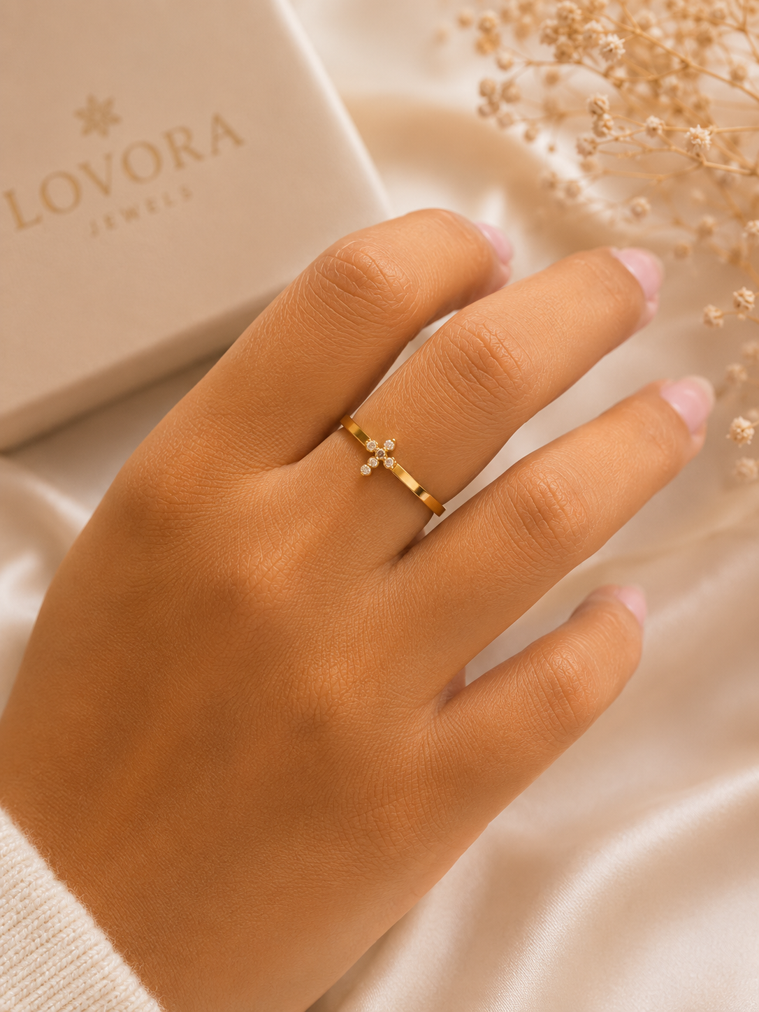 Minimal cross ring