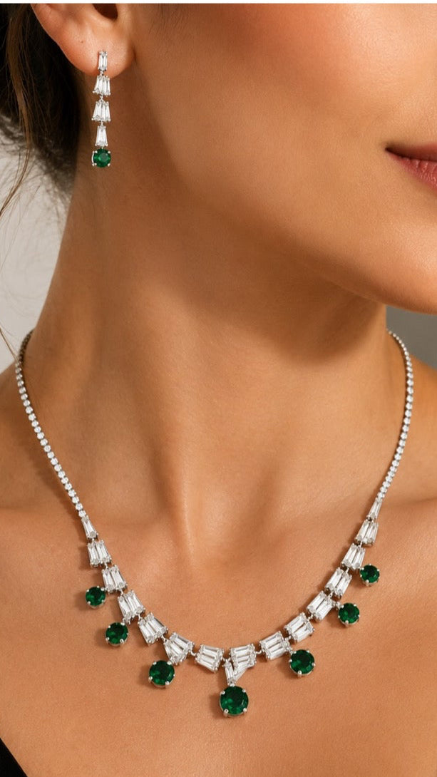 Emerald Cascade Set