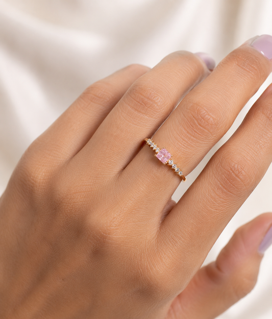 Pink muse ring