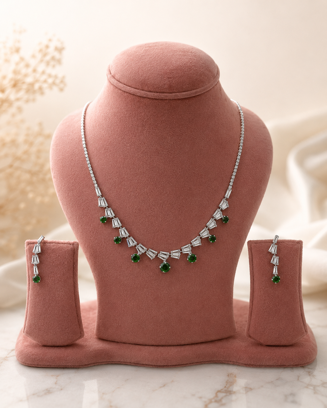 Emerald Cascade Set