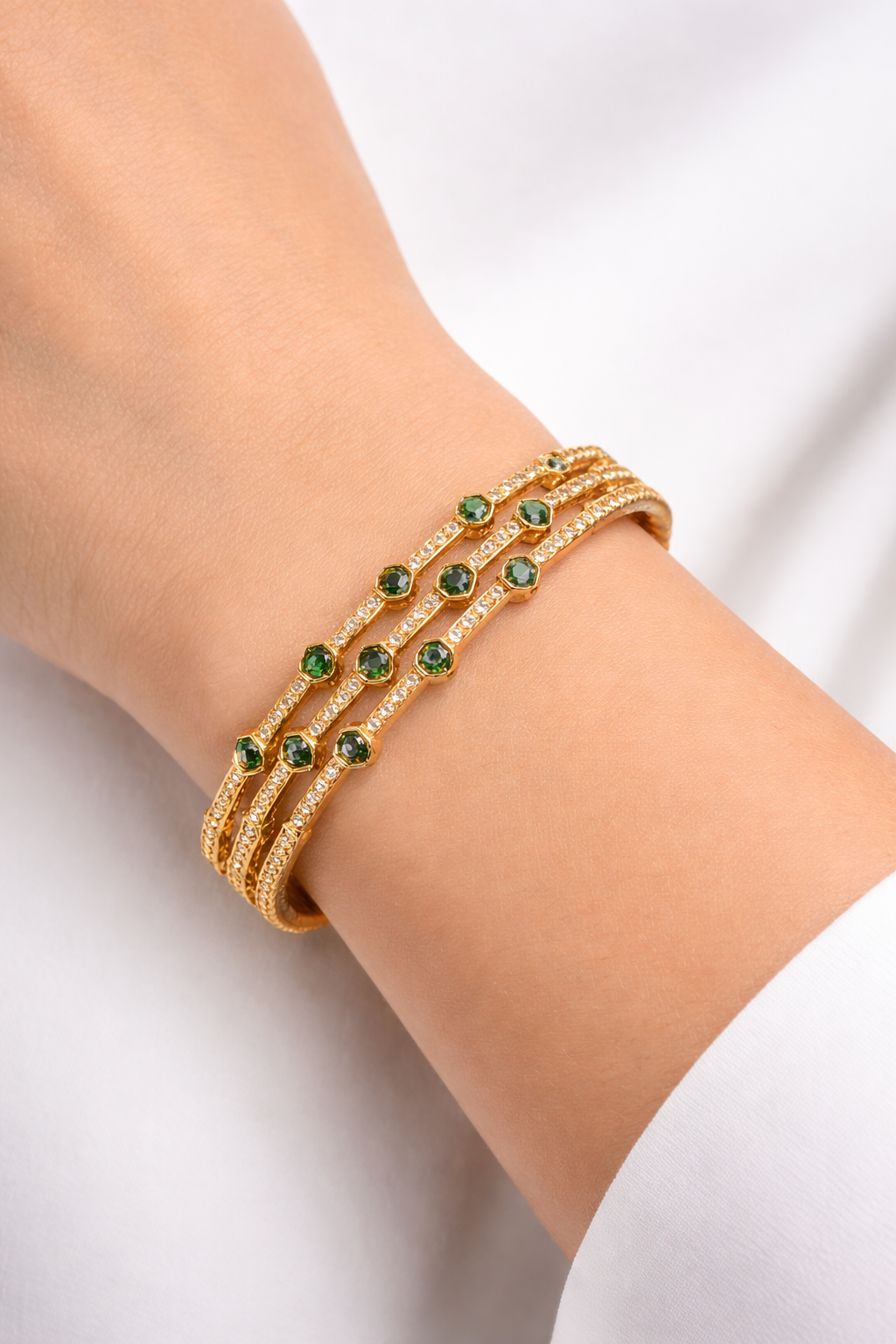 Emerald Aura Bracelet