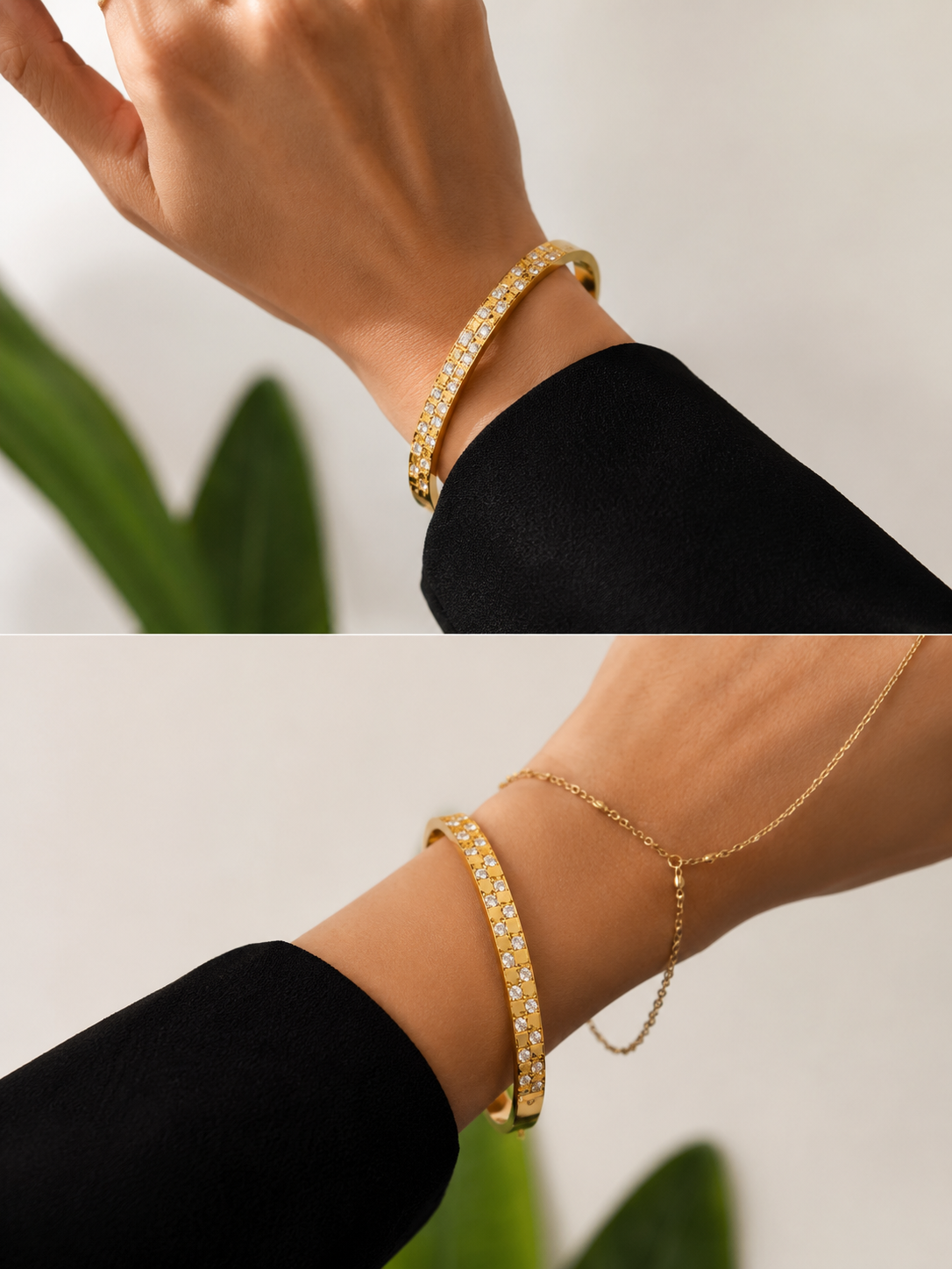 Celestia Crystal Bangle