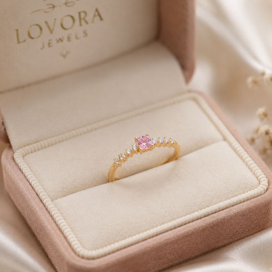 Pink muse ring