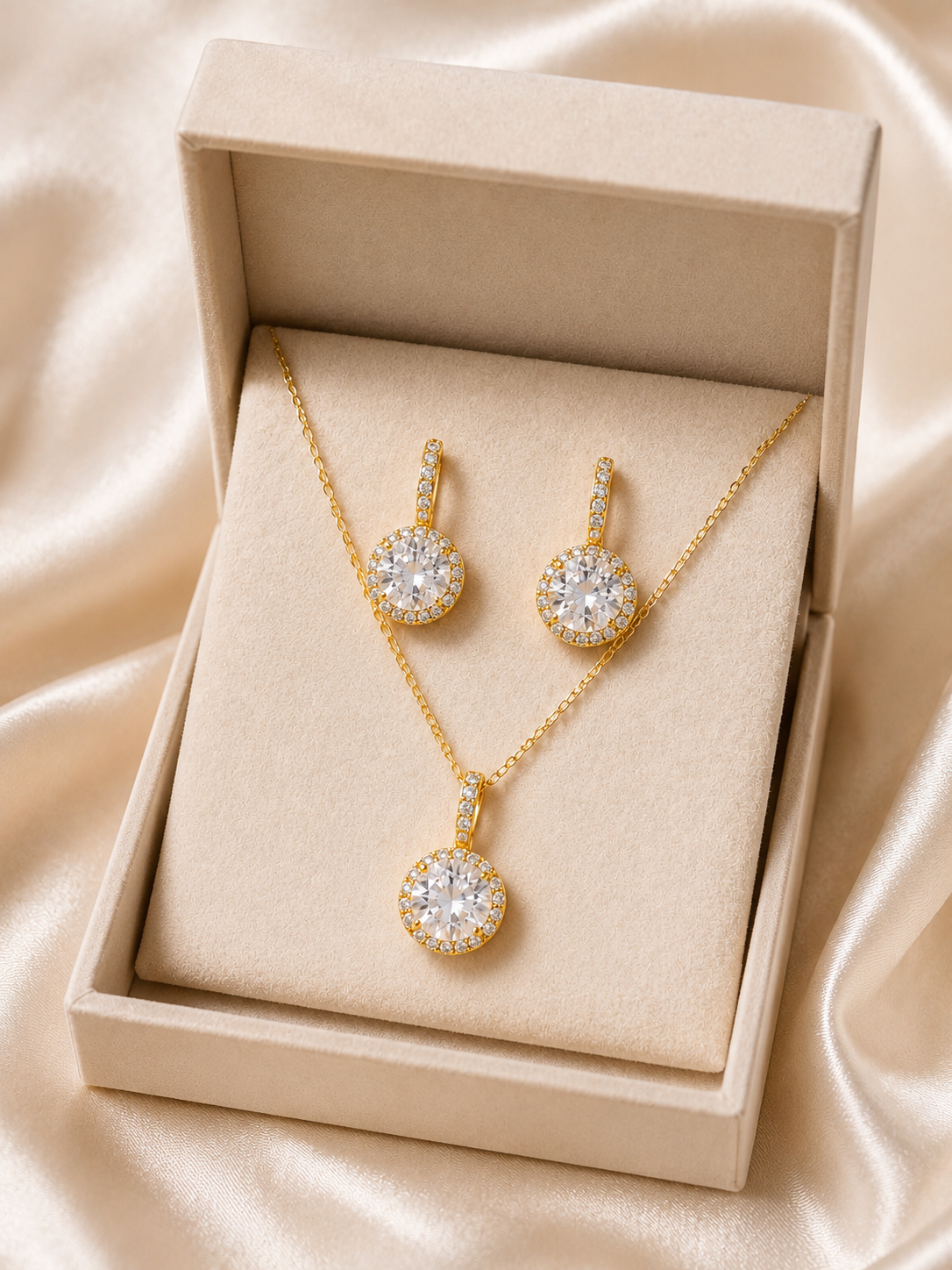 Celeste Halo Jewelry Set ✨