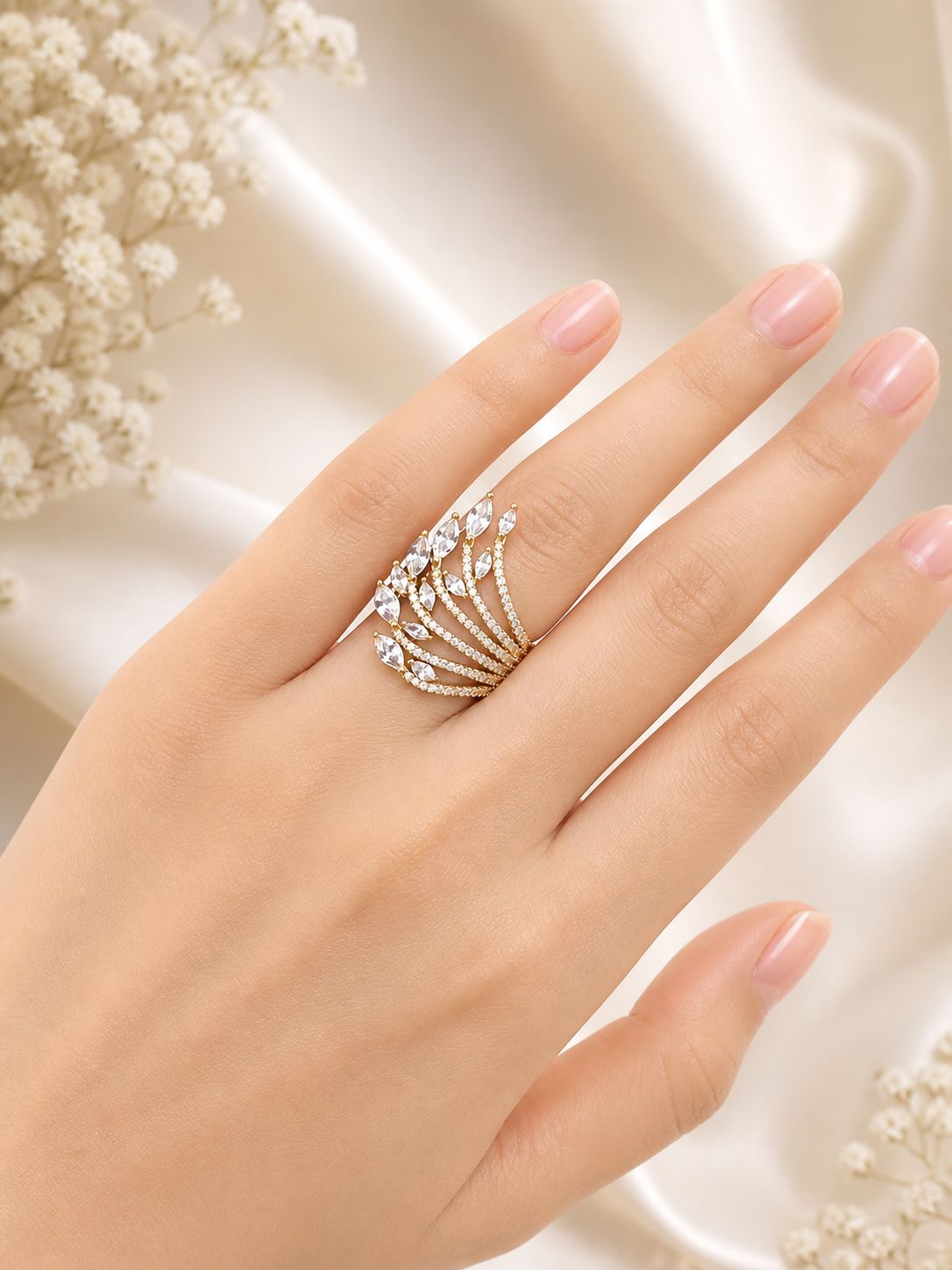 Diamond dew ring