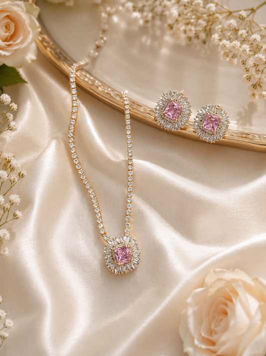 Rosé Radiance Pendant