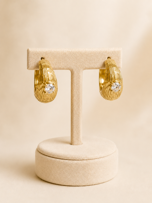 Golden Dune Hoops