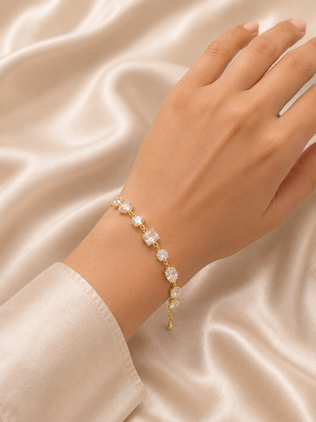 Crystal stone bracelet