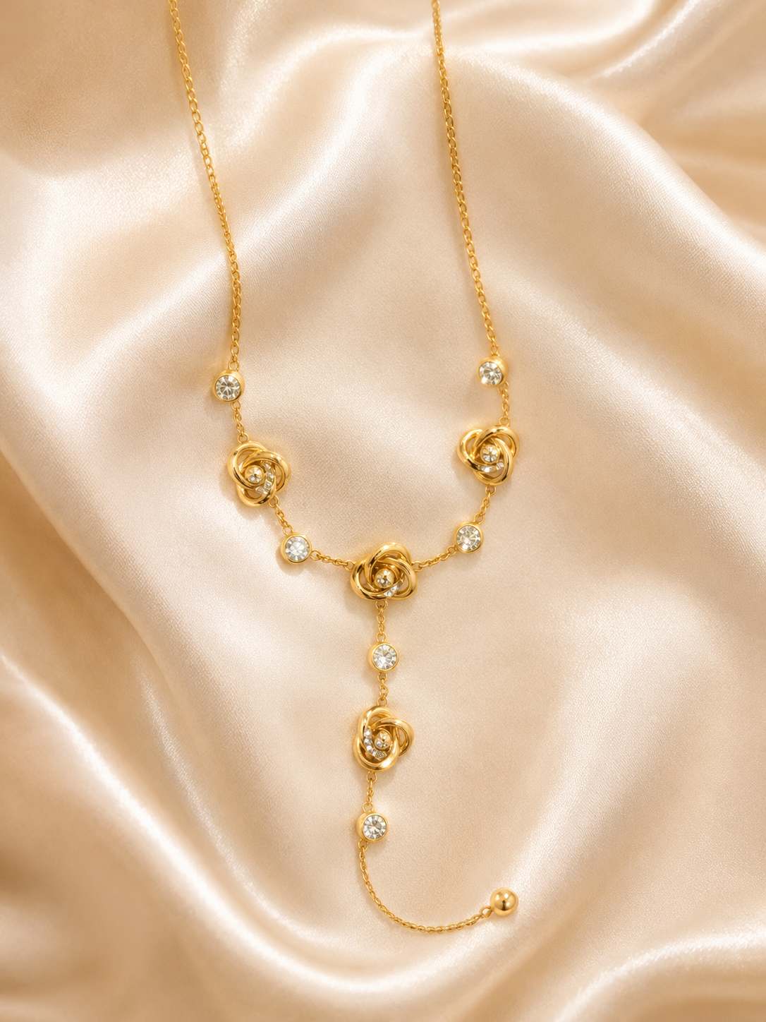 Roselle Drop Neckpiece
