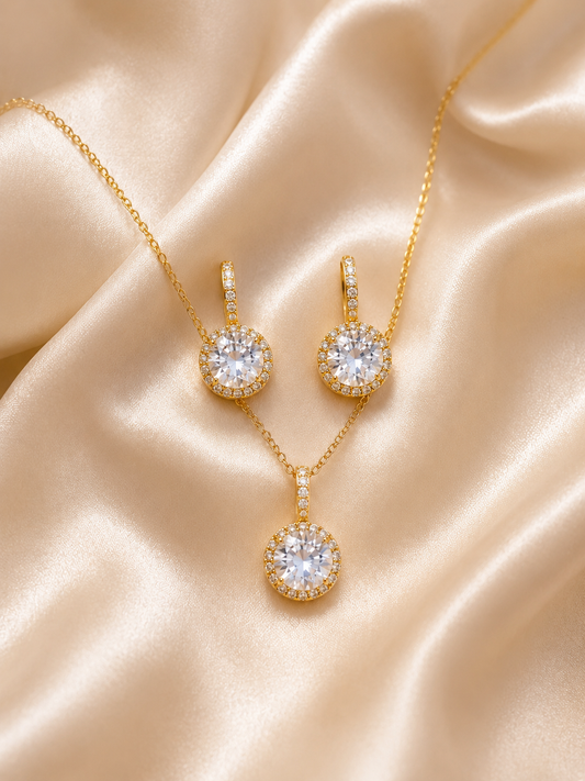 Celeste Halo Jewelry Set ✨
