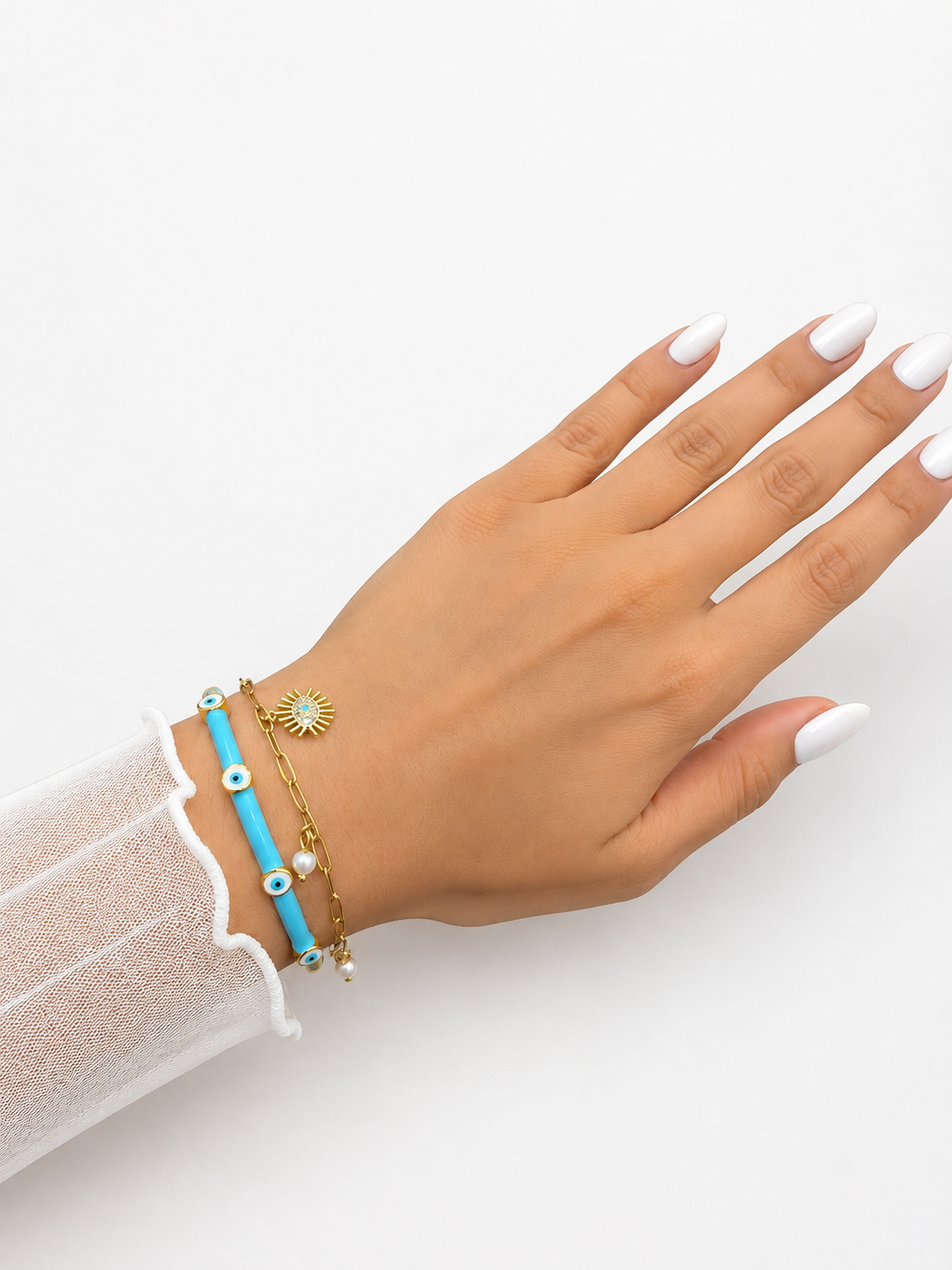 Evil eye bracelet Stack 🧿